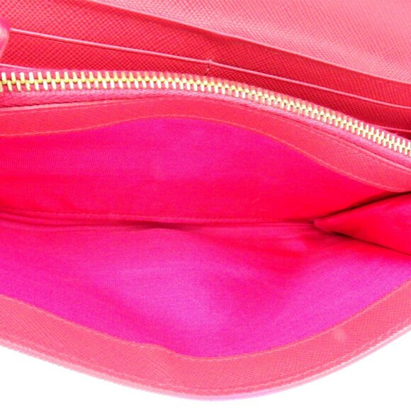 Authenticity guaranteed  PRADA Purse ribbon pink Safi Arno Leather used - Picture 6 of 8